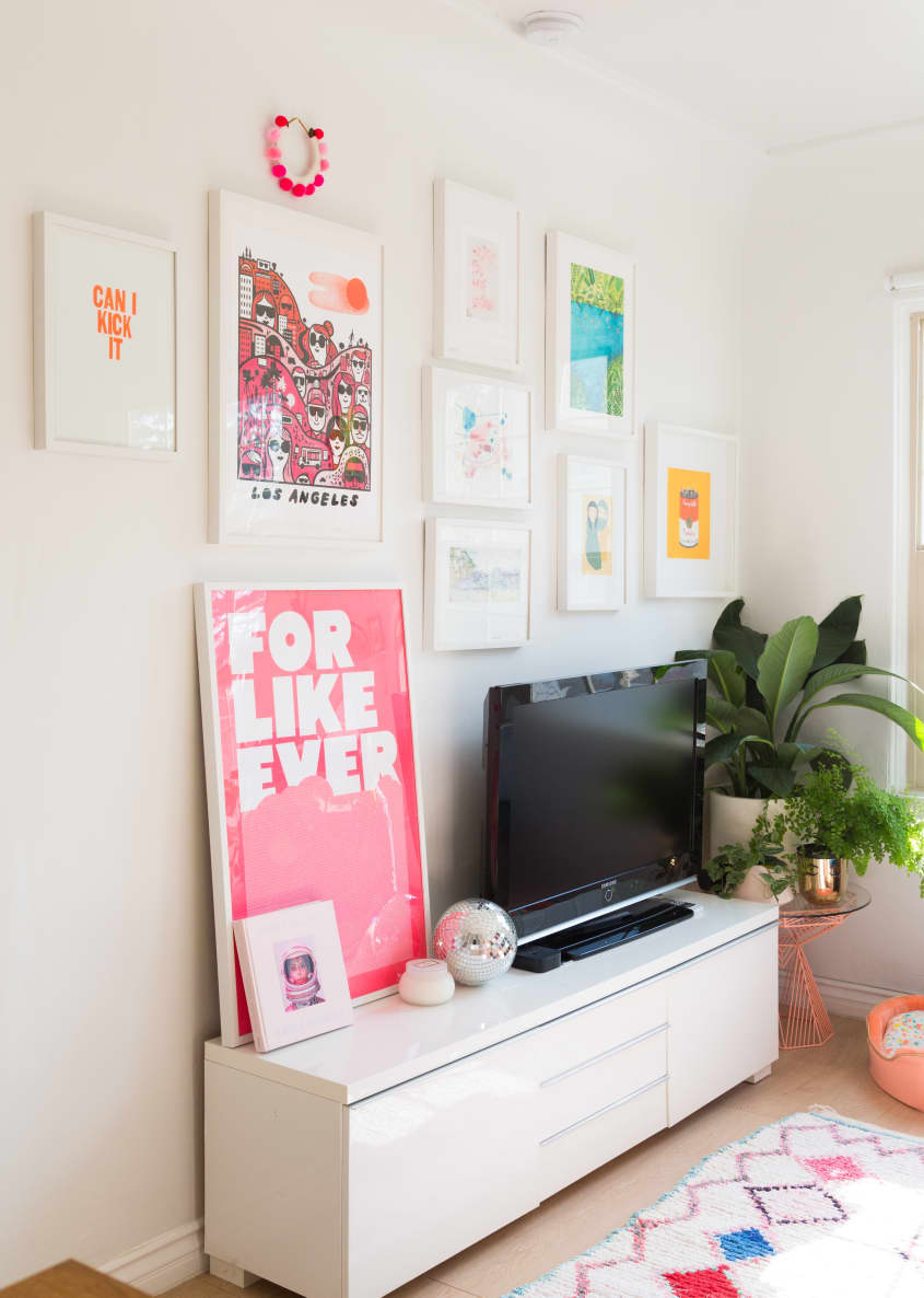 House Tour A Playful, RainbowHued LA Studio Apartment Apartment Therapy